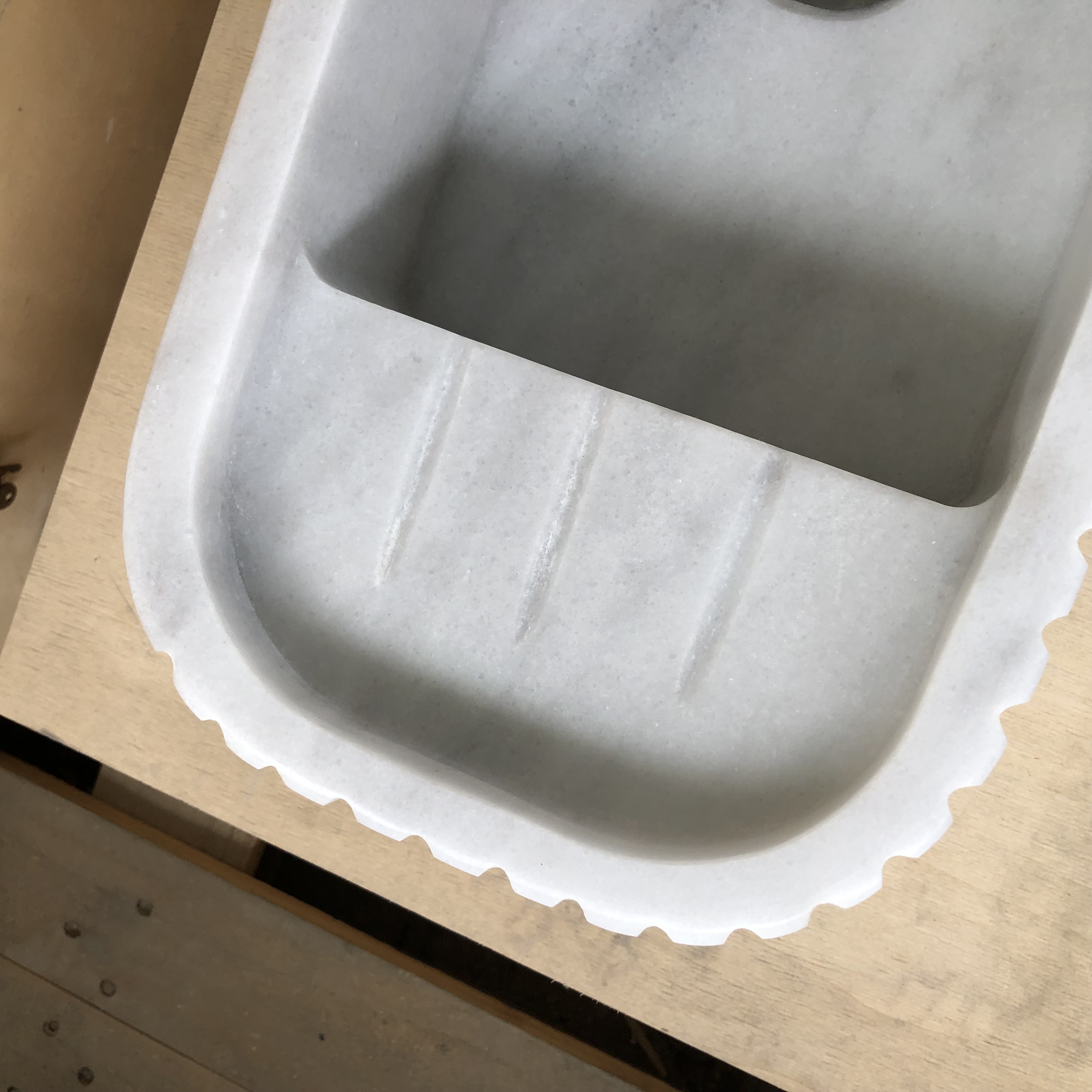 Elegant Bathroom Sink Wall Mount Marble Sink Marble Bathroom Sink Powder Room Sink Top Natural Stone Carrara Marble Sink Custom Vanity