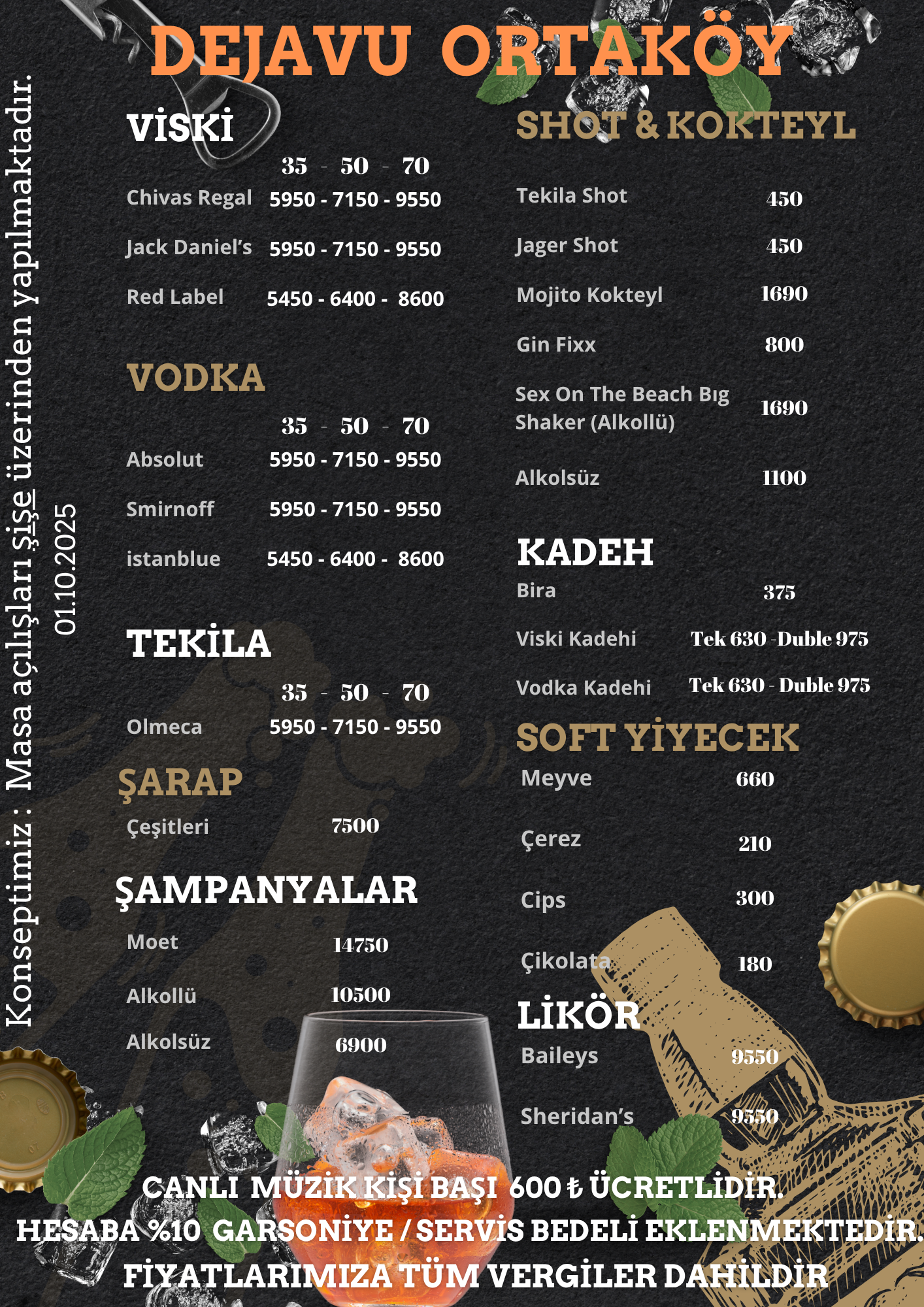 Dejavu menü