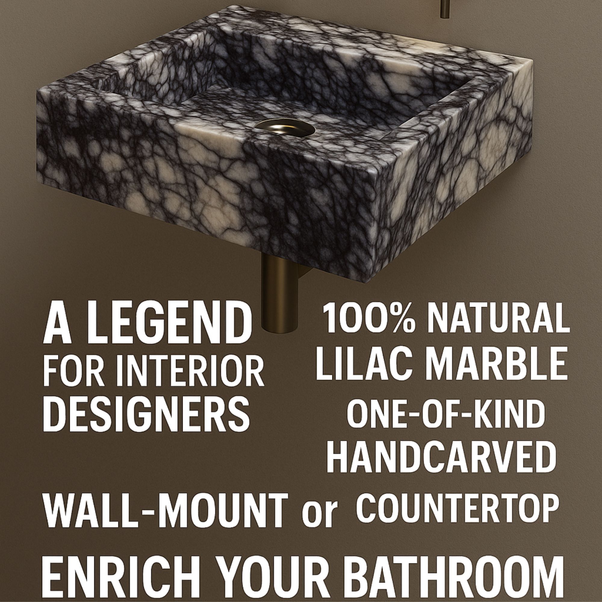 Custom Marble Sink Loved by Interior Designers – Handmade Luxury for Modern Bathrooms - Luxury Bathroom & Vanity Inspiration