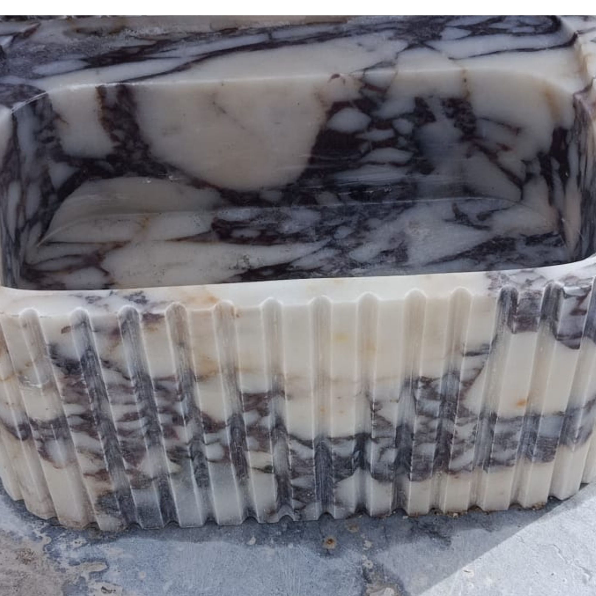 Stone Bathroom Sink Wall Mount Marble Sink Marble Bathroom Sink Powder Room Sink Top Natural Stone Calacatta Marble Sink Custom Vanity, https://marblesinkco.etsy.com/listing/1883677234
