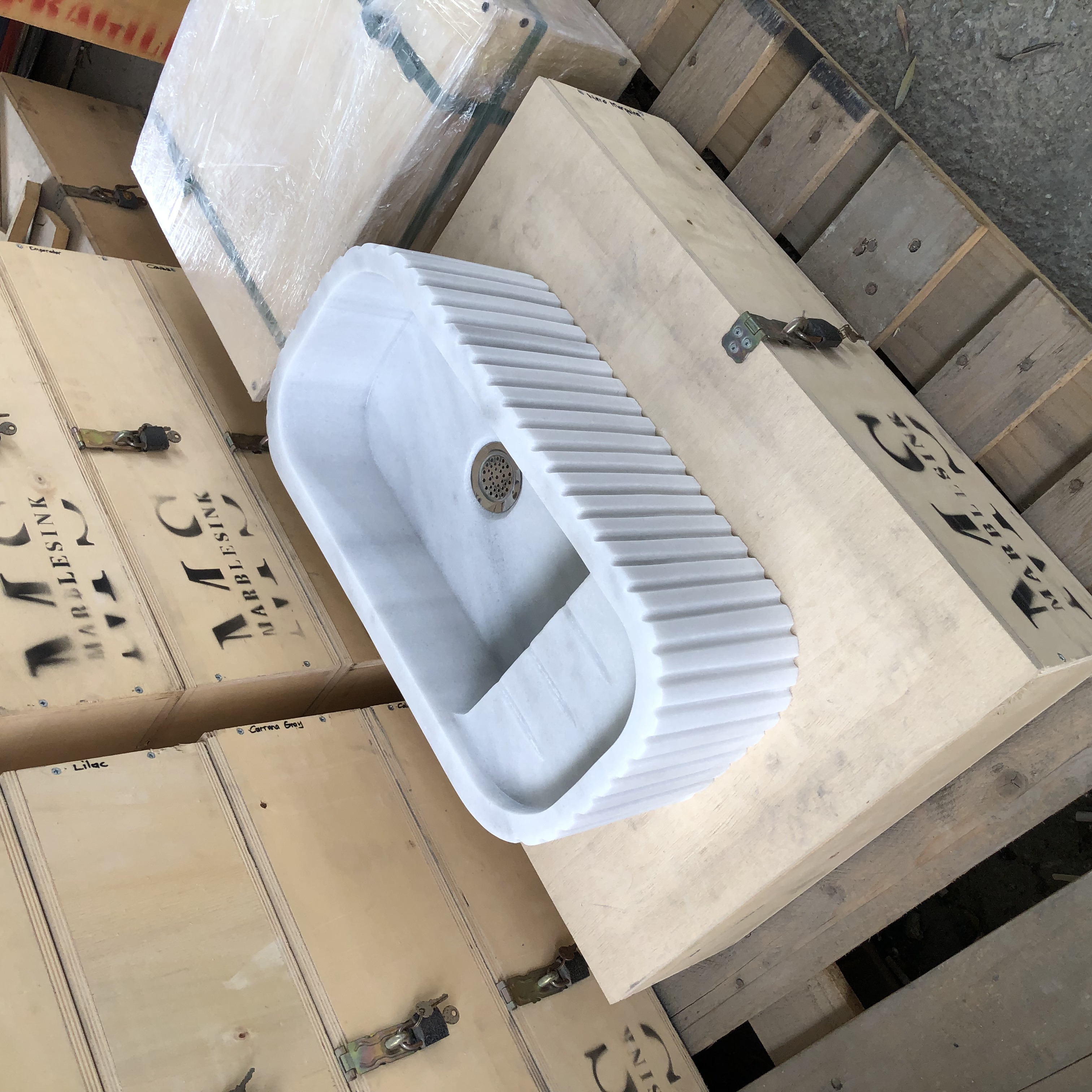Elegant Bathroom Sink Wall Mount Marble Sink Marble Bathroom Sink Powder Room Sink Top Natural Stone Carrara Marble Sink Custom Vanity