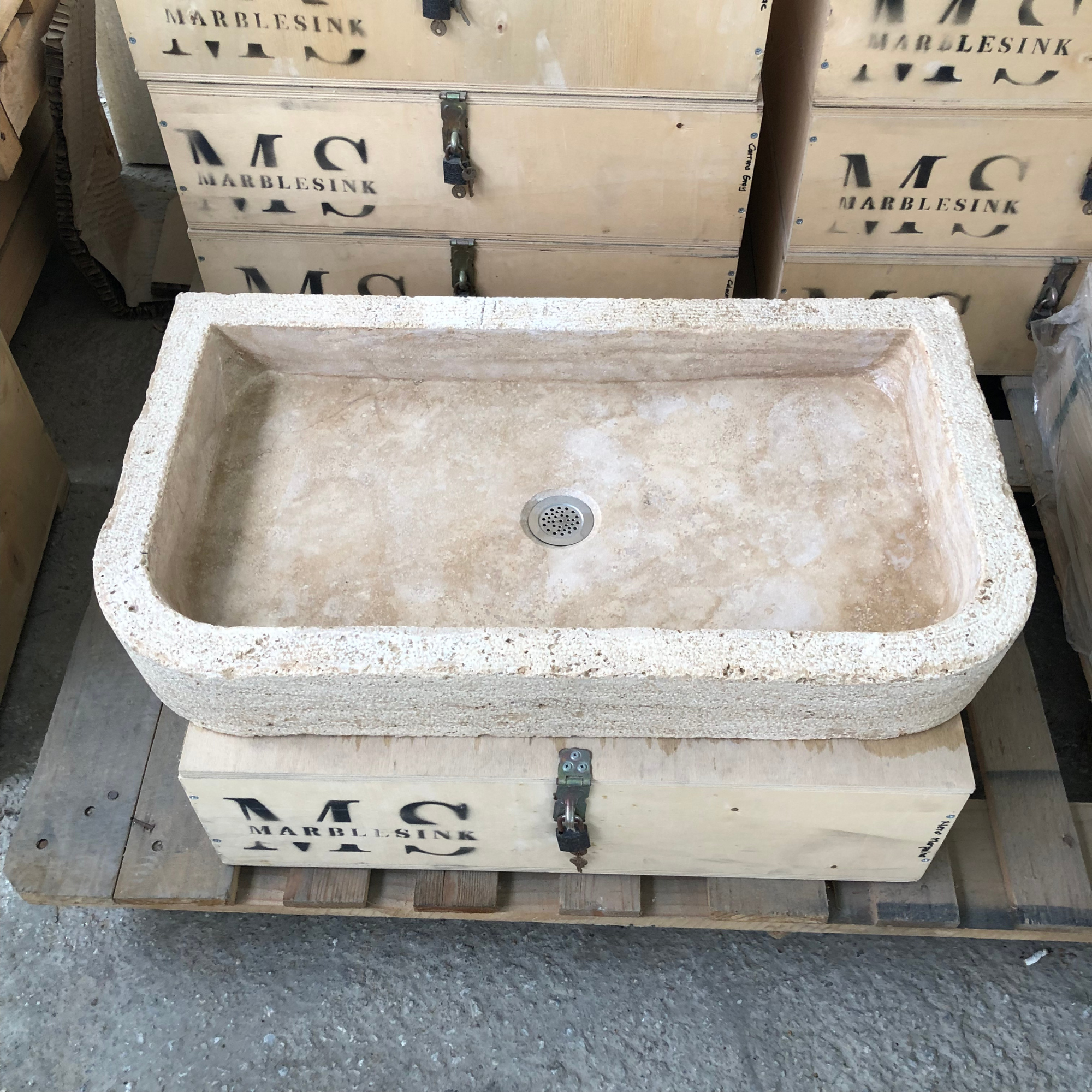Excited to share the latest addition to my #etsy shop: Hand-Carved Travertine Sink - 65x40x10 cm (25.6x15.7x3.9 inç) - Farmhouse & Rustic Bathroom Sink - Countertop/Wall Mounted https://etsy.me/3H9YDNo #handmadesink #travertinesink #rusticsink #farmhousesink #vanitysink #countertopsink #wallmountedsink #customsink #naturalstonesink