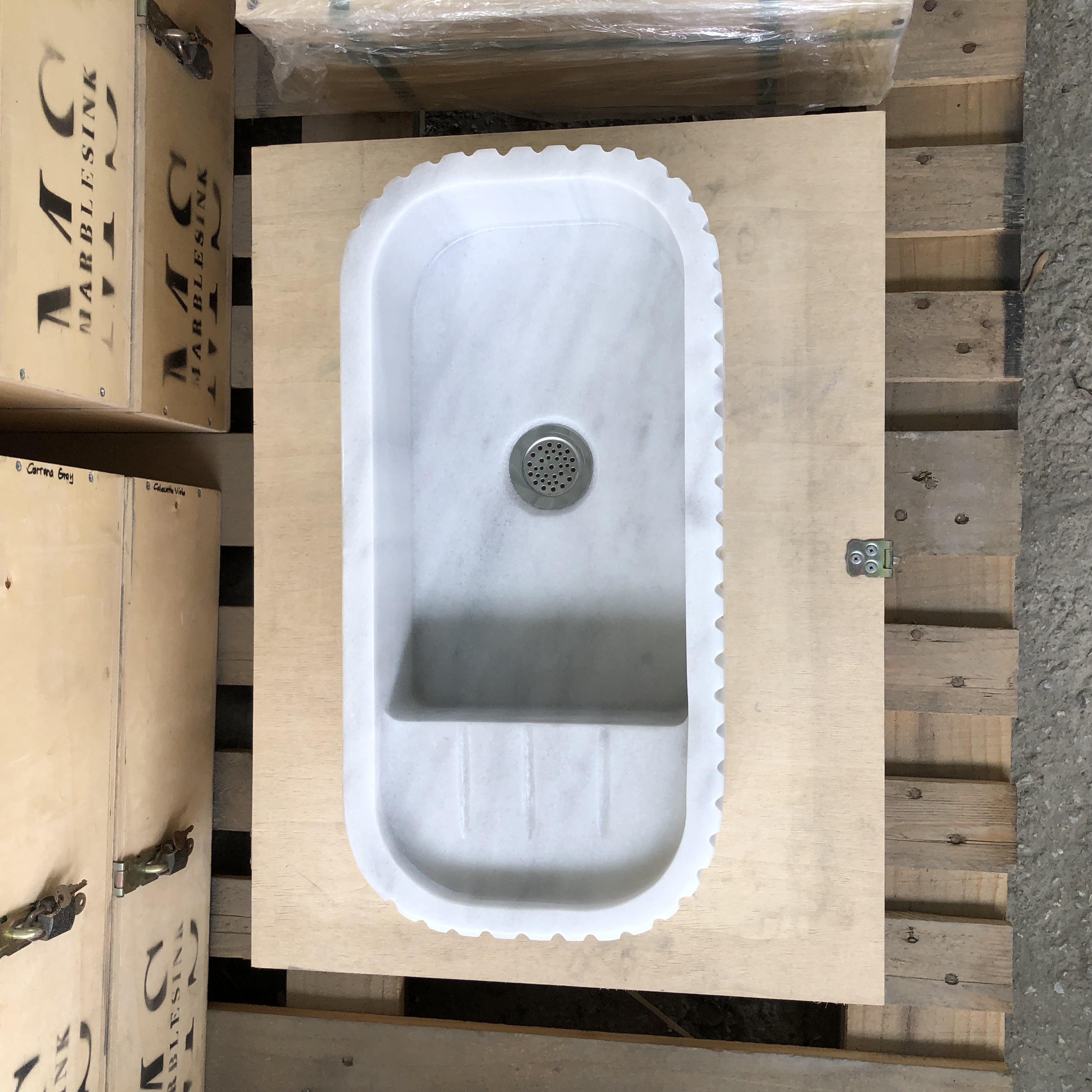 Elegant Bathroom Sink Wall Mount Marble Sink Marble Bathroom Sink Powder Room Sink Top Natural Stone Carrara Marble Sink Custom Vanity