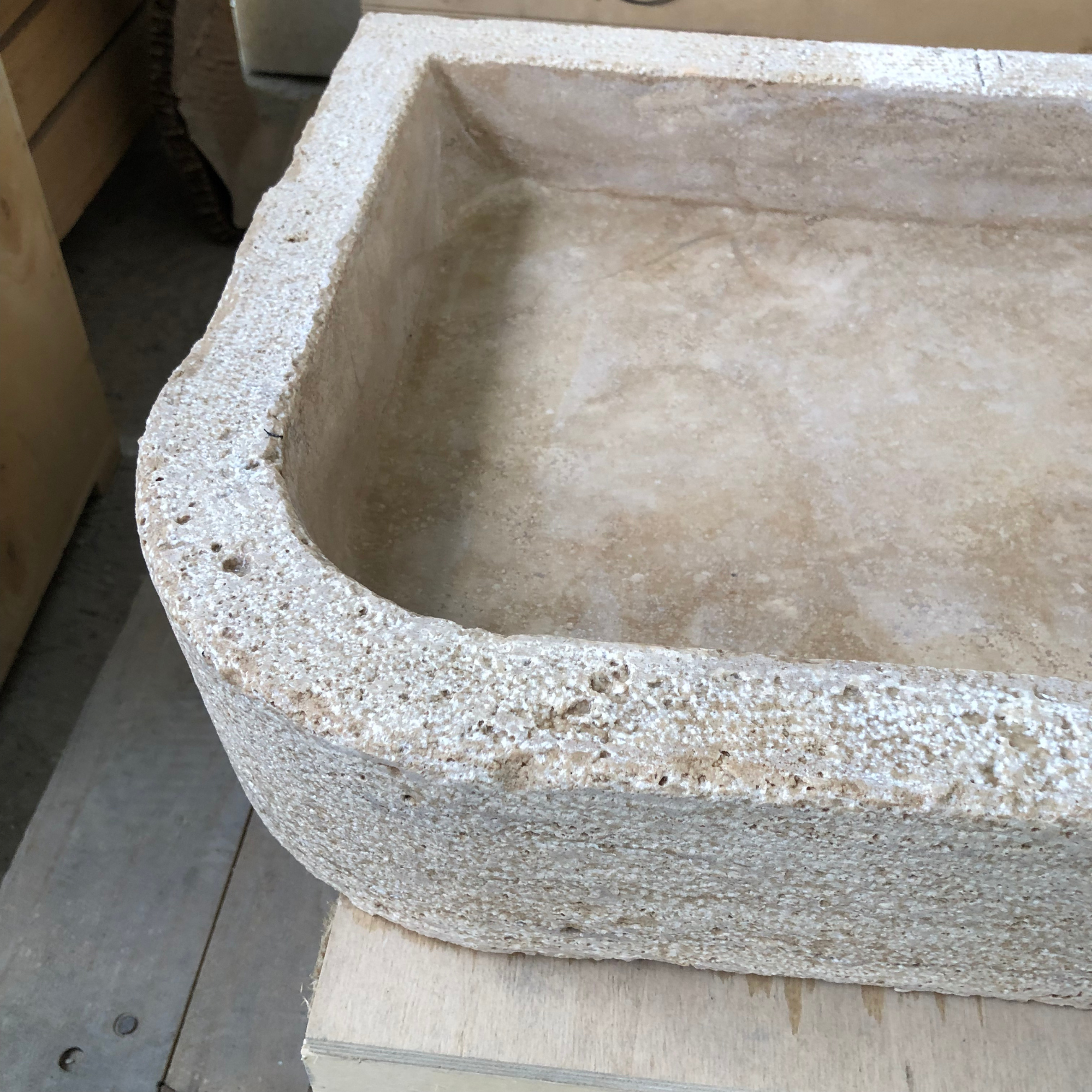 Excited to share the latest addition to my #etsy shop: Hand-Carved Travertine Sink - 65x40x10 cm (25.6x15.7x3.9 inç) - Farmhouse & Rustic Bathroom Sink - Countertop/Wall Mounted https://etsy.me/3H9YDNo #handmadesink #travertinesink #rusticsink #farmhousesink #vanitysink #countertopsink #wallmountedsink #customsink #naturalstonesink
