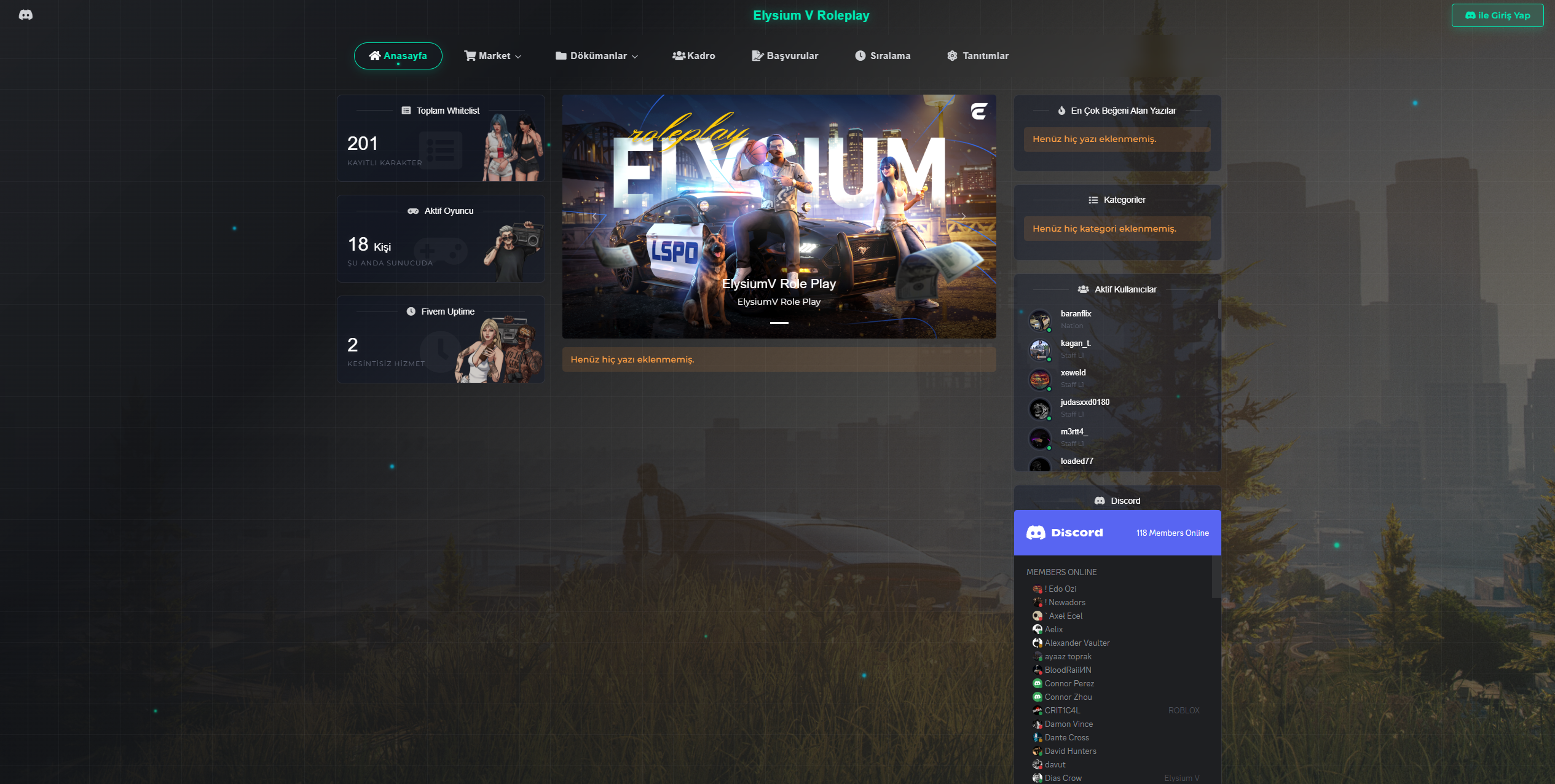 Nation Web Admin Panel