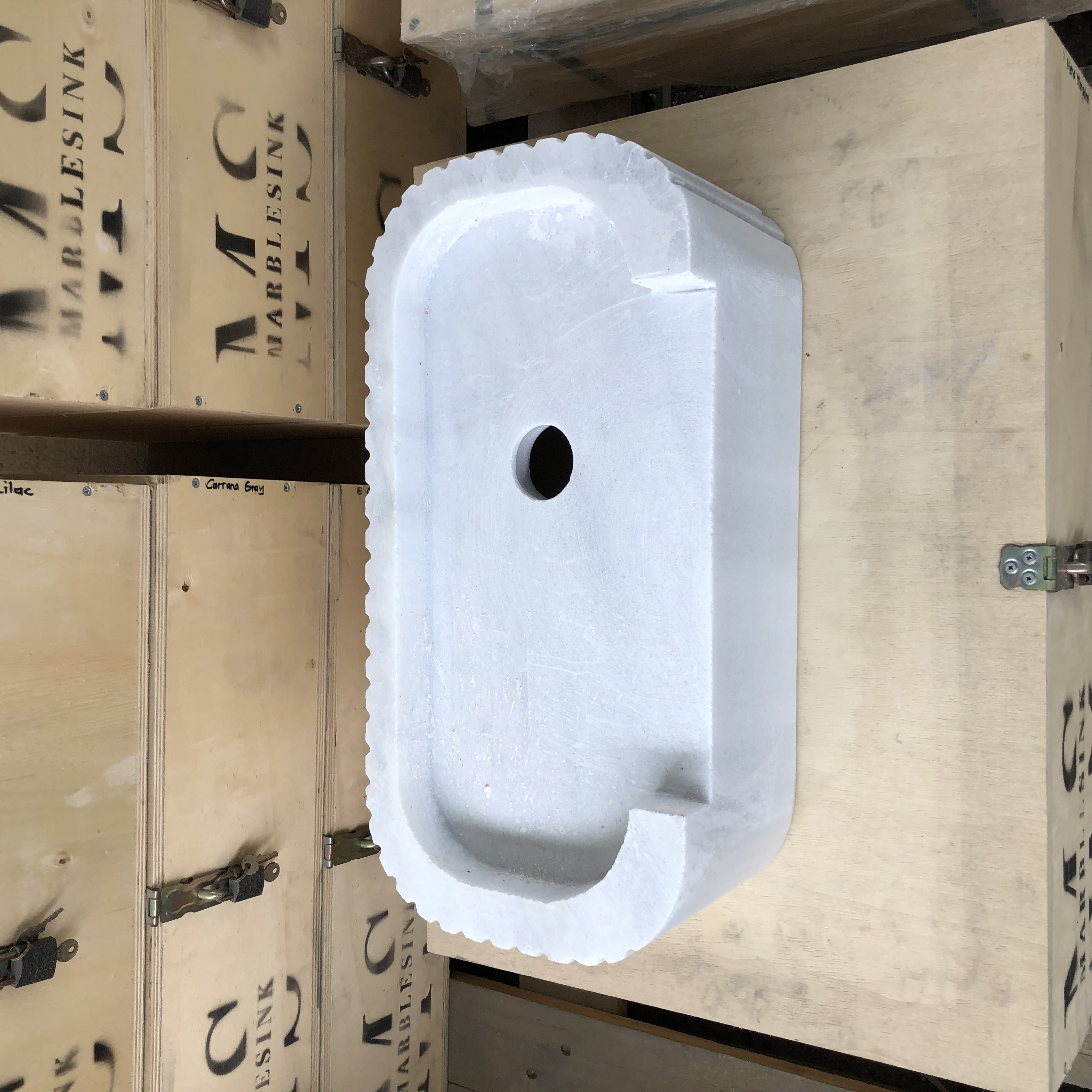 Elegant Bathroom Sink Wall Mount Marble Sink Marble Bathroom Sink Powder Room Sink Top Natural Stone Carrara Marble Sink Custom Vanity