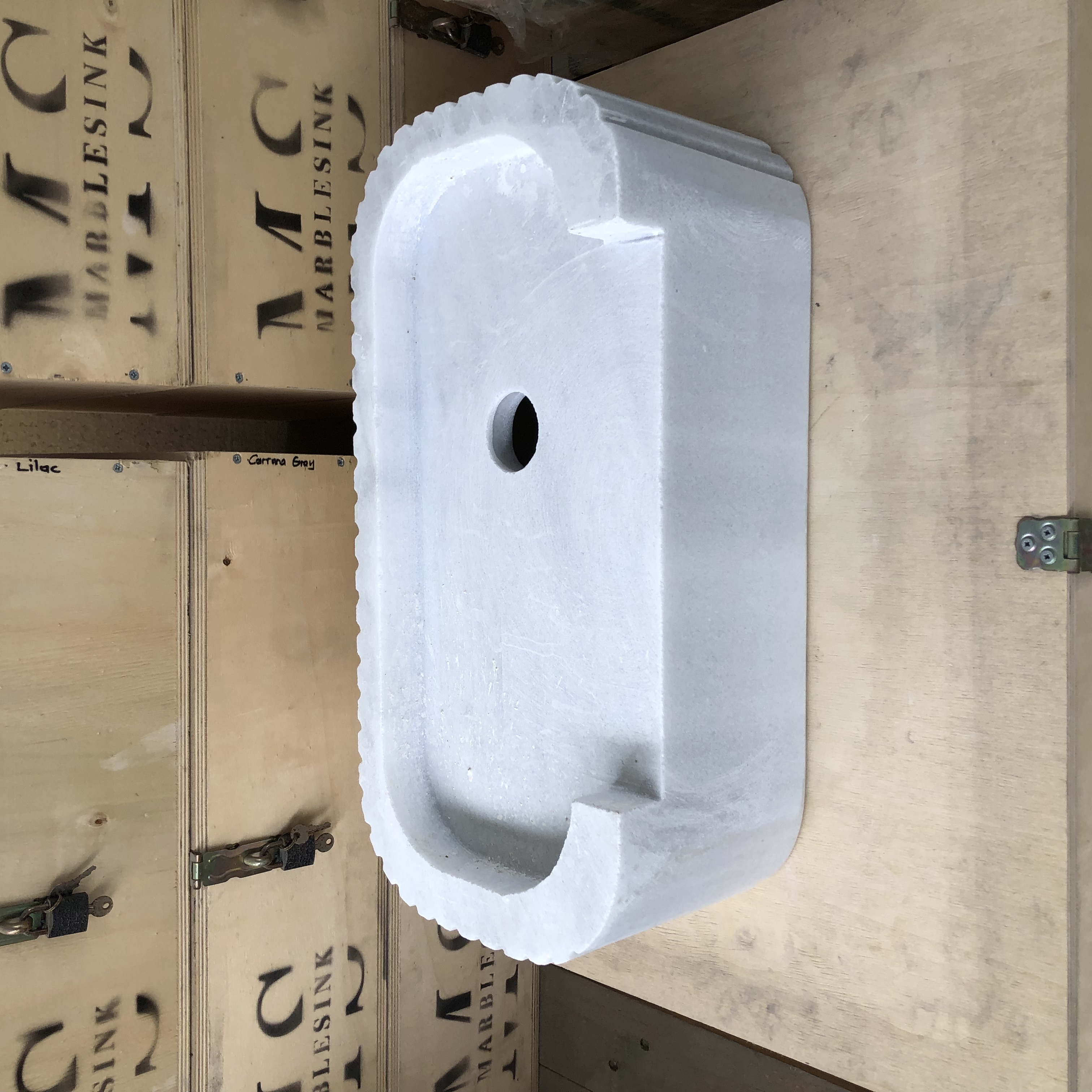 Elegant Bathroom Sink Wall Mount Marble Sink Marble Bathroom Sink Powder Room Sink Top Natural Stone Carrara Marble Sink Custom Vanity