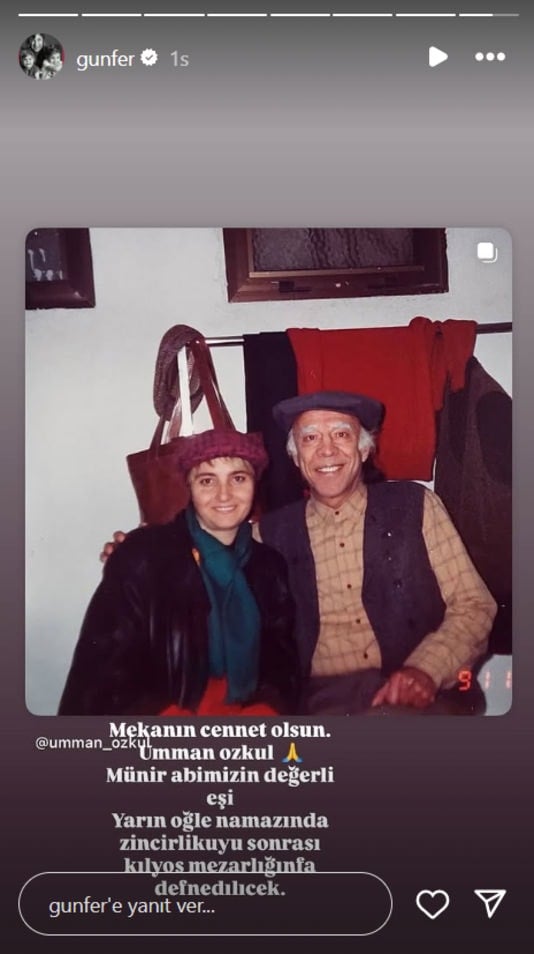 M�nir �zkul'un e�i Umman �zkul ya�am�n� yitirdi